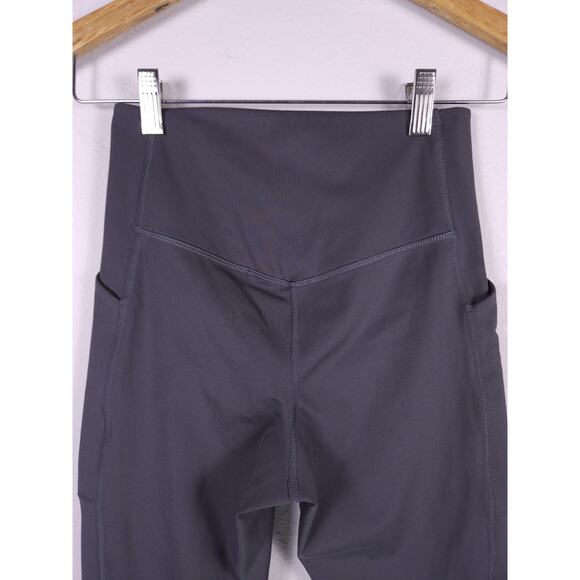 Girlfriend Collective S Compressive High-Rise Leggings, Charcoal Gray Color - Picture 11 of 15